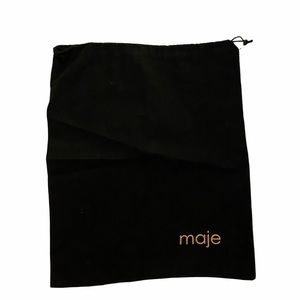 Maje black dust bag
